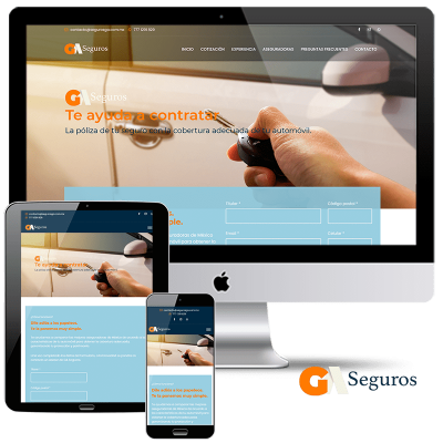 Sitio Web GA Seguros